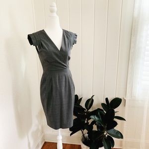 Grey Banana Republic Lightweight Wool Dress